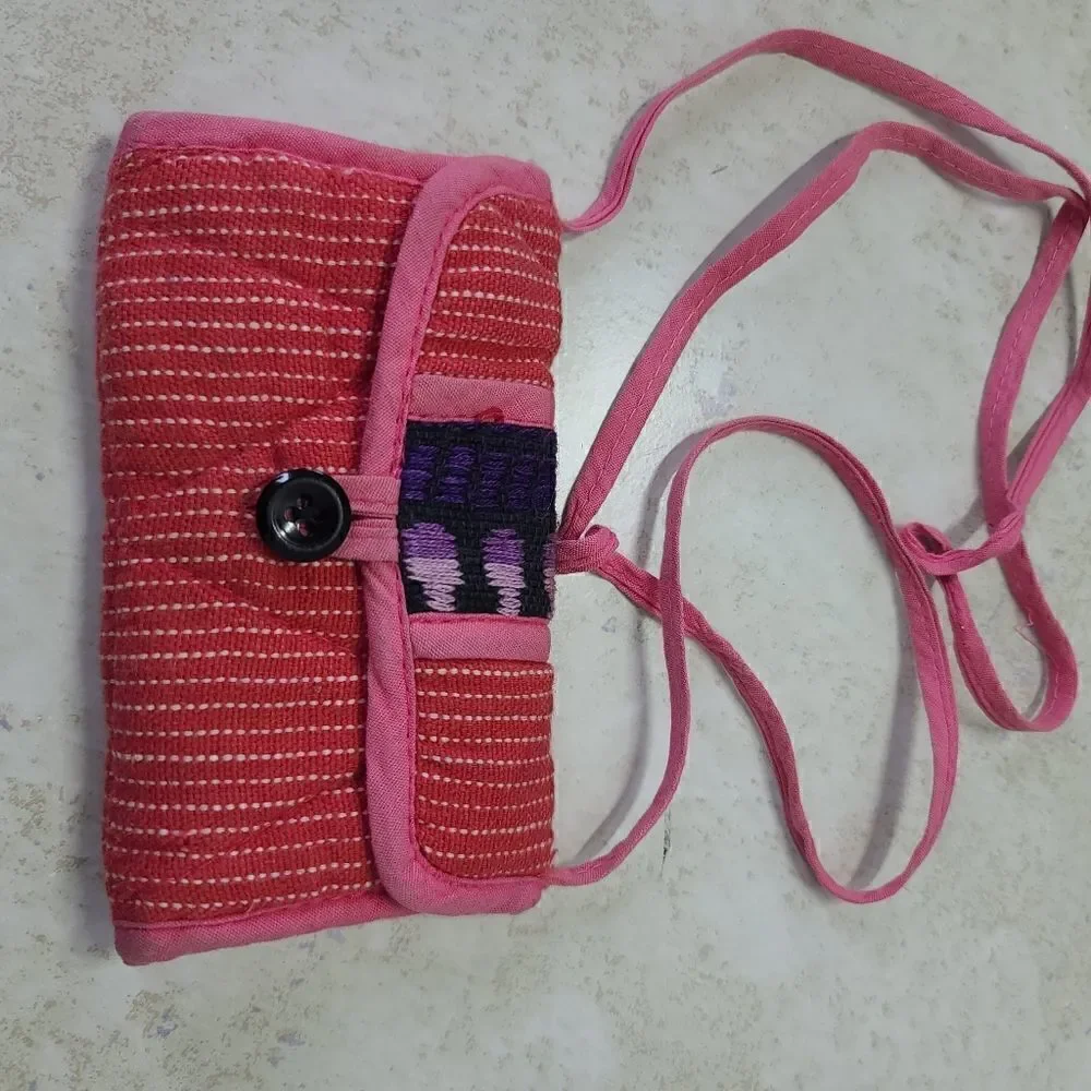 Bundle of 2 Handmade Vintage Tiny Crossbody Guatemala